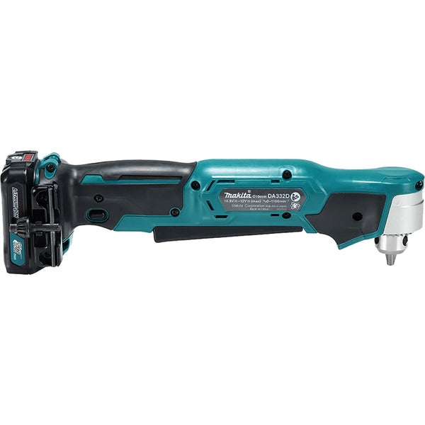 Makita DA332DSYJ Akku-Winkelbohrmaschine 12 V max. / 2x 1,5 Ah Akku + Ladegerät im MAKPAC