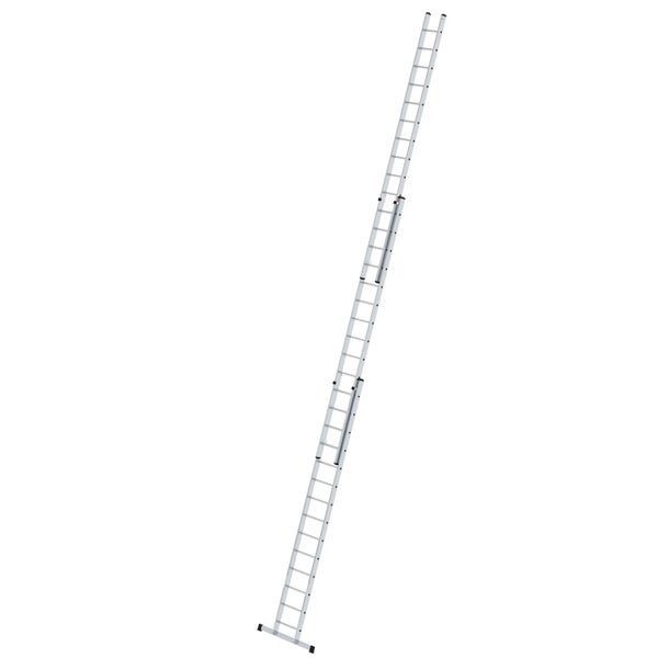 PROREGAL Sprossen-Schiebeleiter 3-Teilig mit Standard-Traverse 3 x 14 Sprossen