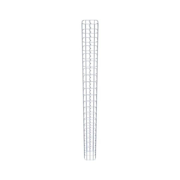 Gabionensäule 17 x 17 cm, MW 5 x 10 cm eckig - Höhe: 2,10 m