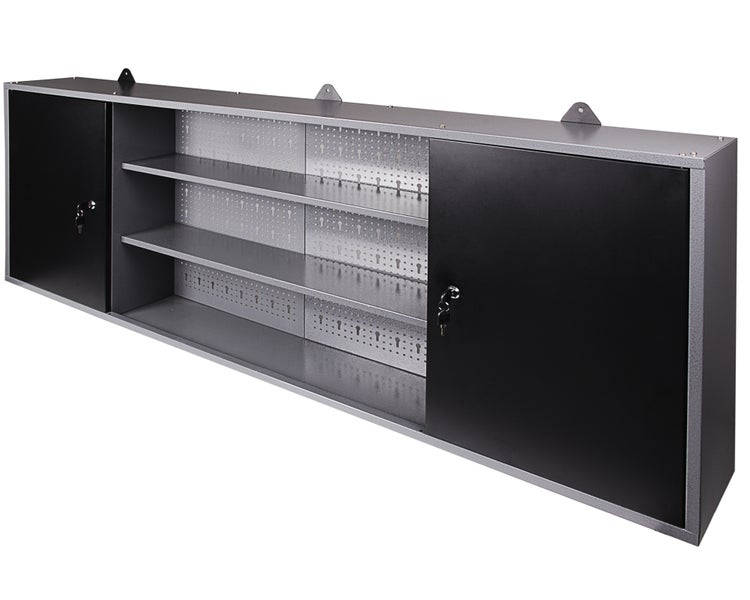 Ondis24 Werkstatt Set Konny 160 cm 1 Schrank LED, Werkstatteinrichtung, Werkbank