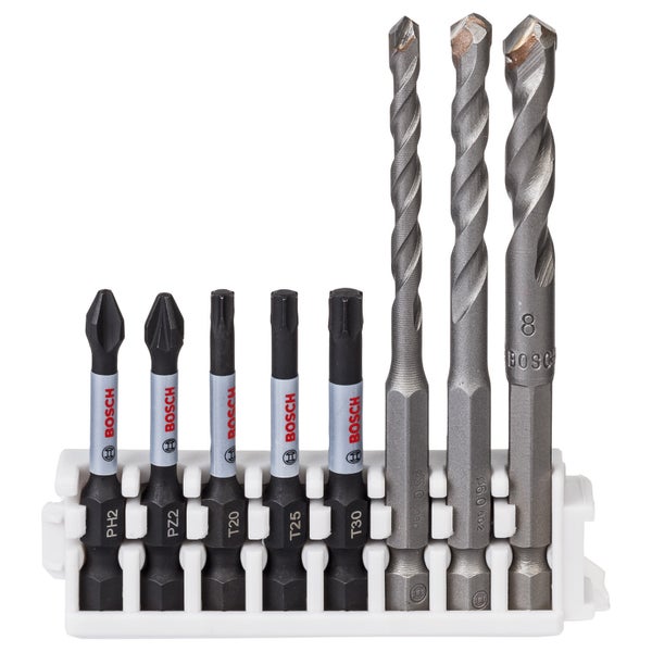 Bosch Impact Control HEX-9 Ceramic + Power Bit-Set 8tlg. - 2608577145