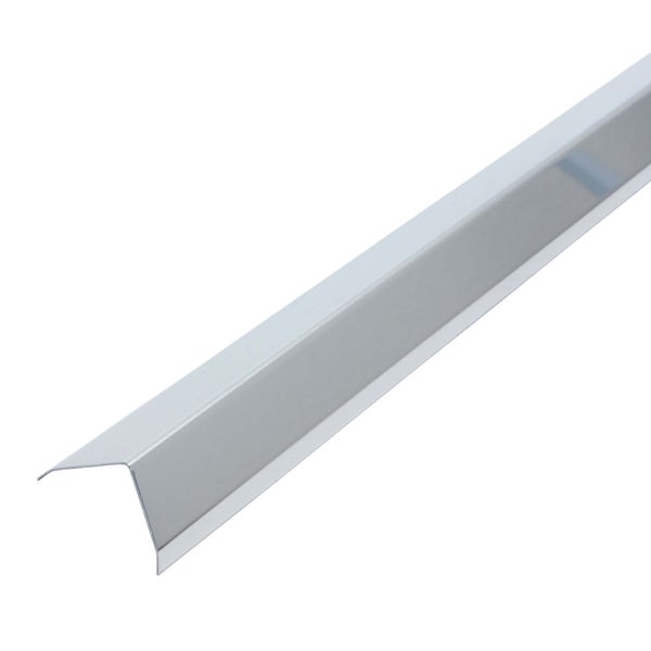 Winkelprofil aus Aluminium, gleichschenklig, glatte Oberfläche.