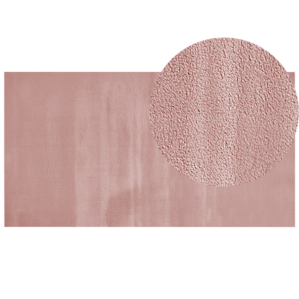 Kunstfellteppich MIRPUR Rosa 80 x 150 cm