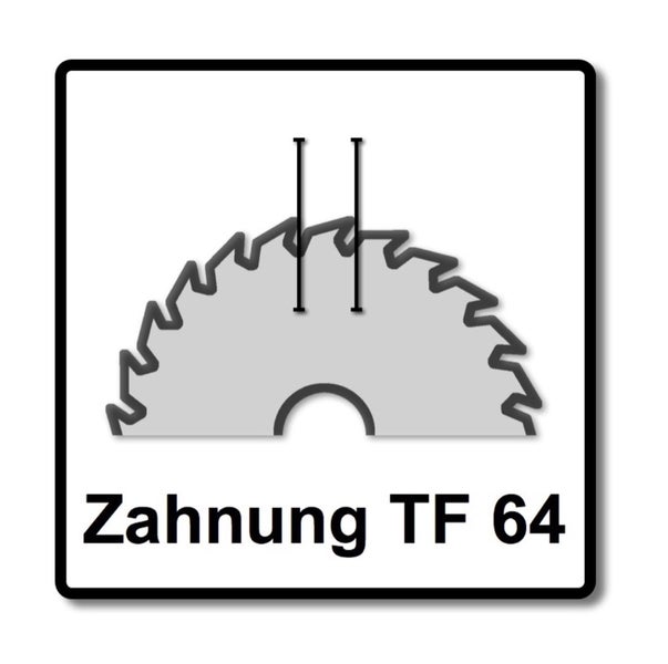 Festool Spezial Kreissägeblatt Set 3x HW 216 x 30 x 2,3 mm TF64 216 mm ( 3x 500122 ) 64 Zähne