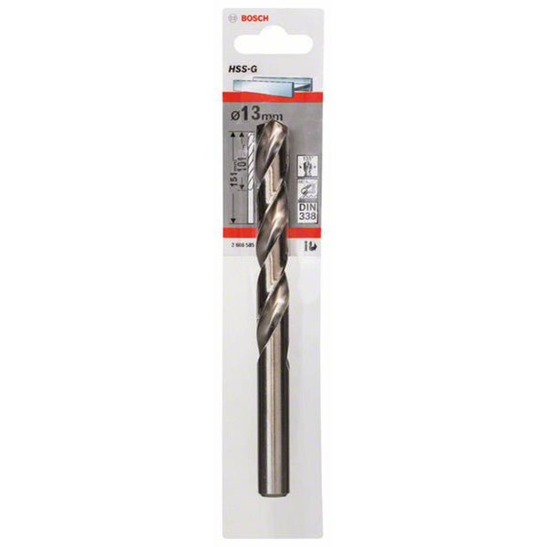 Bosch 1x Metallbohrer HSS-G DIN 338 13 x 101 x 151 mm - 2608585942