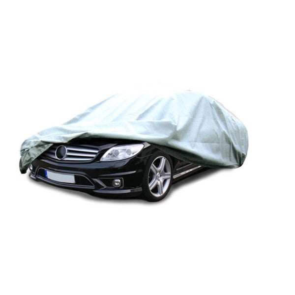 ECD Germany Ganzgarage Größe XL 533 x 178 x 119 cm - 4 Lagig - Atmungsaktiv - Wasserdicht - Staubdicht mit UV Schutz - Autoabdeckung Vollgarage Autogarage Autoplane Autoabdeckplane