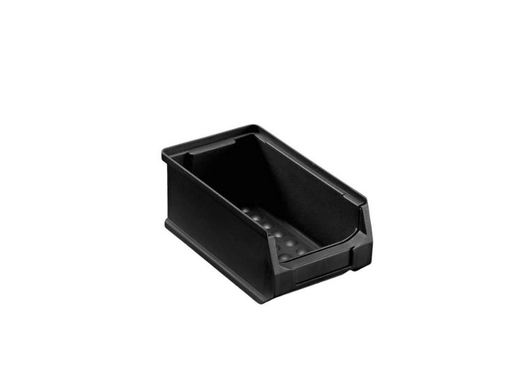 PROREGAL Leitfähige Sichtlagerbox 2.0 HxBxT 7,5 x 10 x 17,5 cm 0,8 Liter ESD Sichtlagerbehälter Sichtlagerkasten Sichtlagerkastensortiment Sortierbehälter