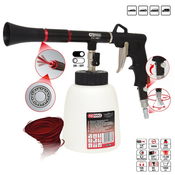 Druckluft Reinigungs-Pistole von KS Tools