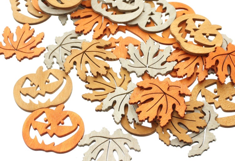 Halloween Streuer Herbstdeko, 72er Set