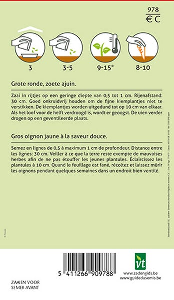 Anweisungen für Zwiebelsamen