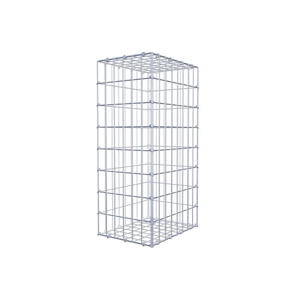 Gabione 80 cm x 40 cm x 30 cm (L x H x T), Maschenweite 5 cm x 10 cm, C-Ring