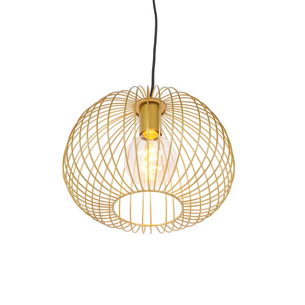 Pendelleuchte mit Kugeldesign aus Metall