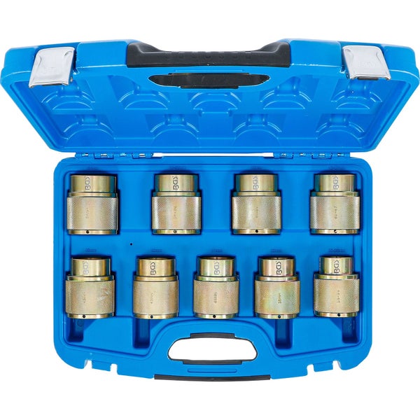 BGS Druckstück Sortiment mit verschiedenen Größen in blauem Werkzeugkoffer