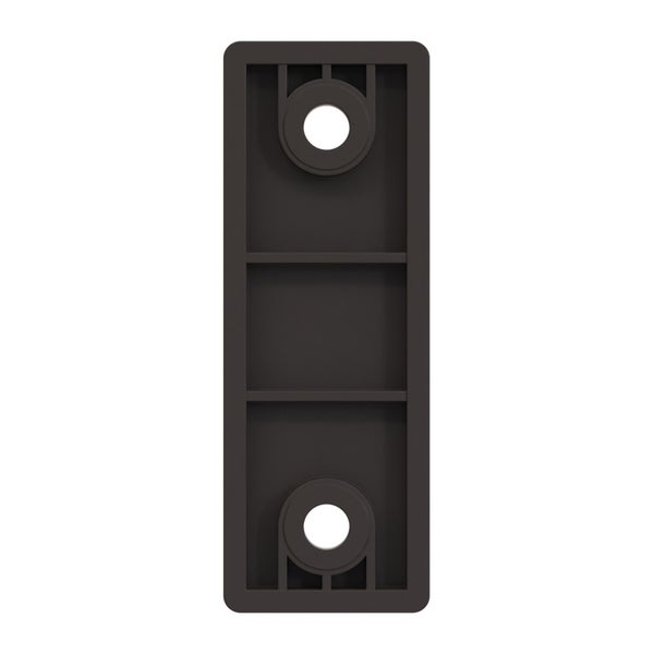 Geiger Kurbelhalter | für 12-17 mm Kurbeln | Wandabstand 25 mm | Kunststoff | braun