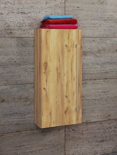Holz Badmöbel Midischrank Badschrank Bad Badinos D