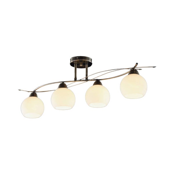 Deckenleuchte mit vier Glaskugeln