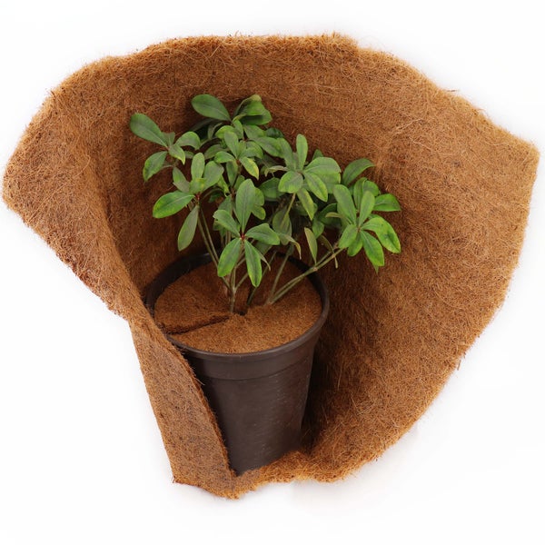 4 Kokos Mulchscheiben 45cm Kokofasermatte Kokosfaser Pflanzenschutzmatte Kokos