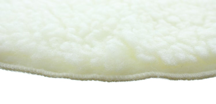 FRANK FLECHTWAREN | Dekofell Lamm, rund, POLYESTER, Ø 40 cm