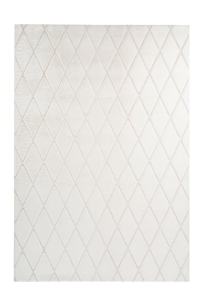 Kurzflor Teppich Splendora Weiß / Creme Modern, Klassisch 160 x 230 cm