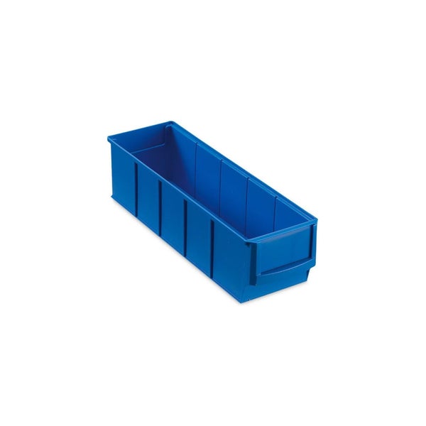 PROREGAL Blaue Industriebox 300 S HxBxT 8,1 x 9,1 x 30 cm 1,6 Liter Sichtlagerkasten Sortimentskasten Sortimentsbox Kleinteilebox