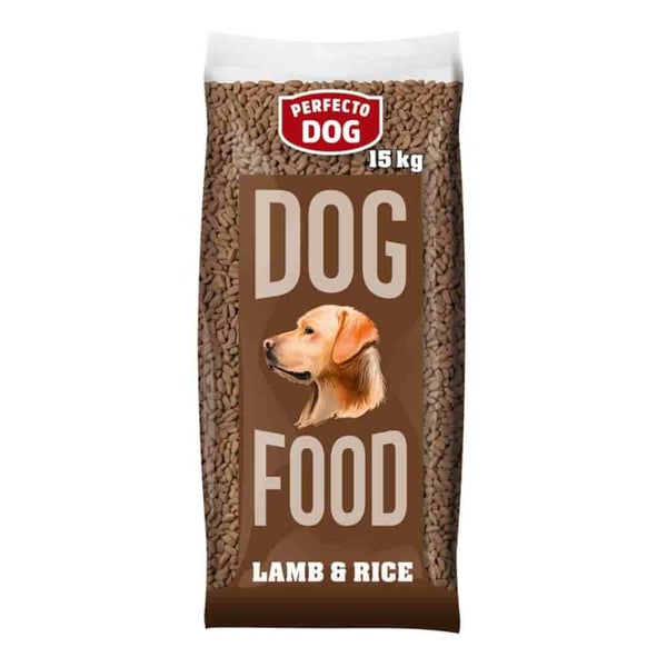 Trockenfutter für Hunde Perfecto Dog Lamm & Reis 15kg