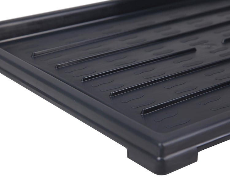 Ondis24 Schuhabtropfschale 39 x 31 cm steckbar schwarz
