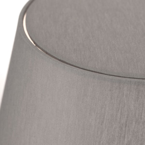 Nahaufnahme eines Lampenschirms aus Stoff