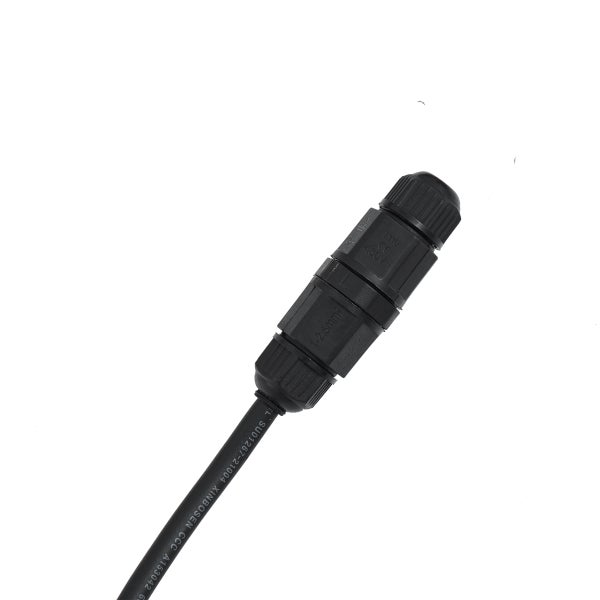 Wasserdichter Kabelverbinder IP68 aus Kunststoff für den Außenbereich, passend für Kabelquerschnitte von 1 bis 2,5 Quadratmillimeter.