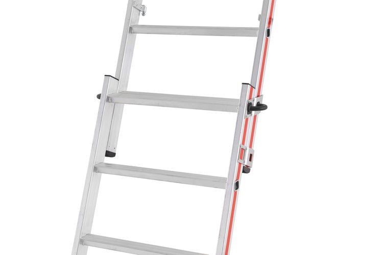 Hymer Plattformleiter Protect+ mit Teleskopausleger und Sicherheitstüren 6-10 Sprossen