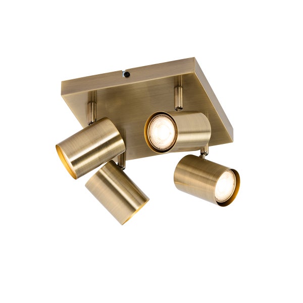 Deckenleuchte mit vier Strahlern