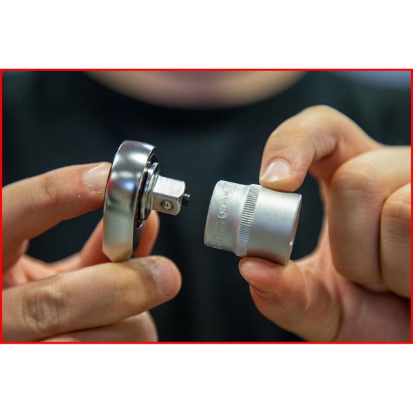 KS TOOLS 3/8+1/2 TRIPLEplus Durchgangs-Steckschlüssel-Satz 17tlg. - 916.4050