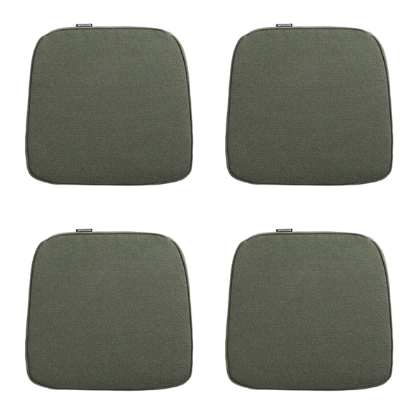 Sitzkissen Polyrattan Manchester grün - ca. 48x48 cm - 4er-Set
