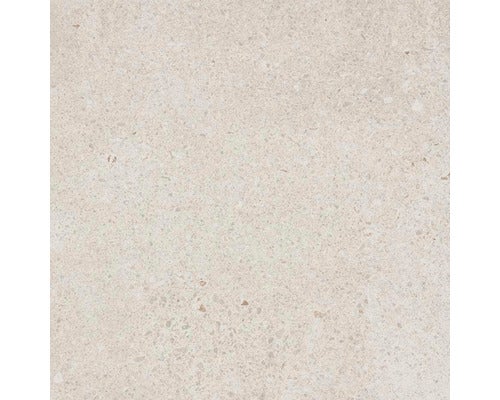 Nahaufnahme einer hellen Bodenfliese mit gesprenkelter Textur