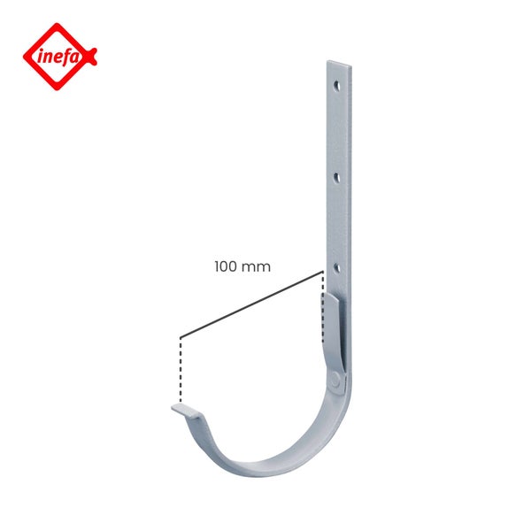 Inefa Logo. Rinnenhalter 100 Millimeter für Dachrinnen.