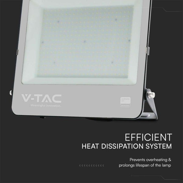 V-TAC VT-44003 - LED-Flutlicht - 135lm/w - Samsung - IP65 - Schwarz - 300 Watt - 34440 Lumen -