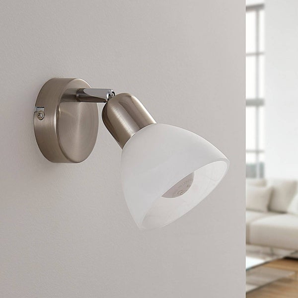 Lindby Strahler Paulina (Modern) in Alu aus Metall (1 flammig, E14) - Deckenlampe Deckenleuchte Lampe Spot Wohnzimmerleuchte