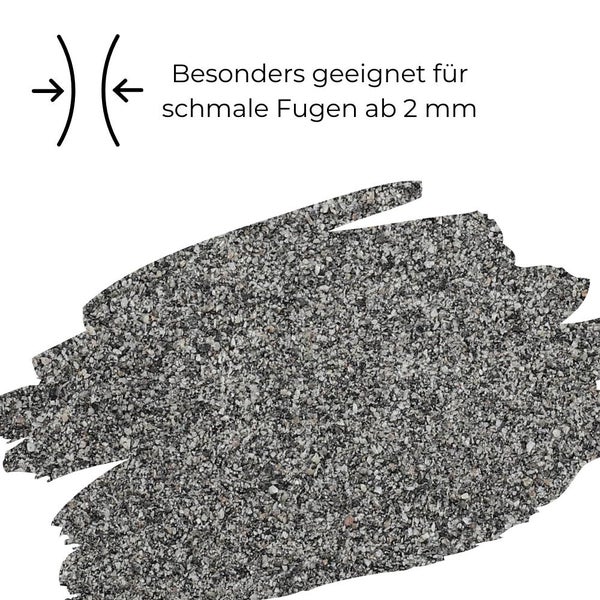 Fugensand Grau 25 kg 0,1 - 2,0 mm Quarzsand Fugensand Granitsand Splitt Pflastersand Fugen Sand Pflasterstein Granit Einkehrsand
