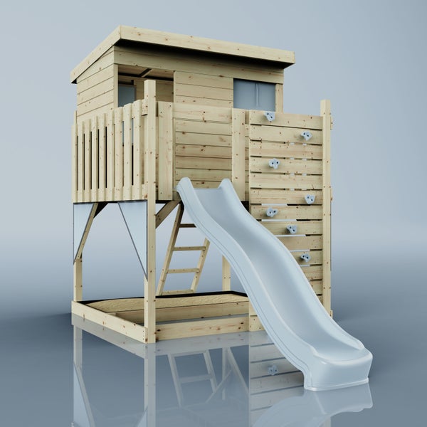 OutdoorToys Stelzenhaus Polarstern aus Holz in Blau