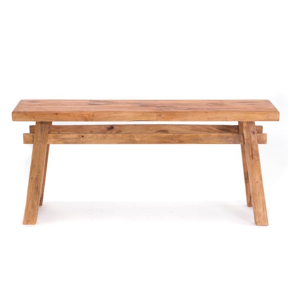 Sitzbank  East 118 Mahagoni Recyclingholz massiv 01 natur-vintage