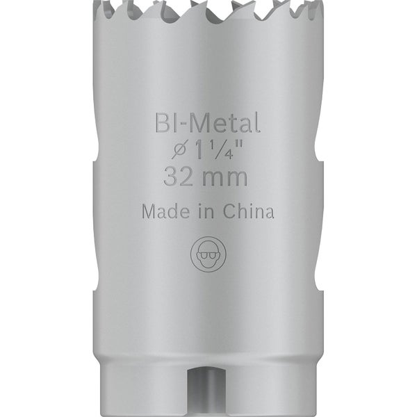 Lochsäge aus Bimetall, Durchmesser 32 Millimeter