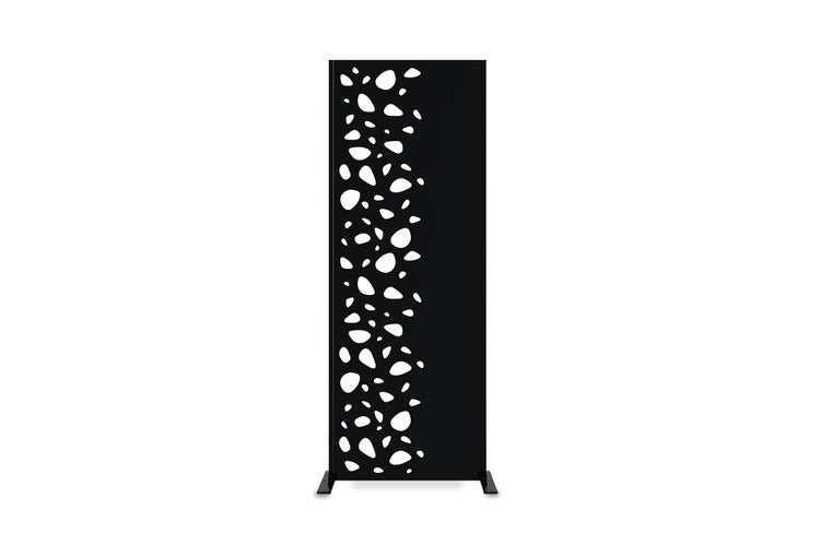 Dekorpaneel SUNNY schwarz H.160cm Muster links