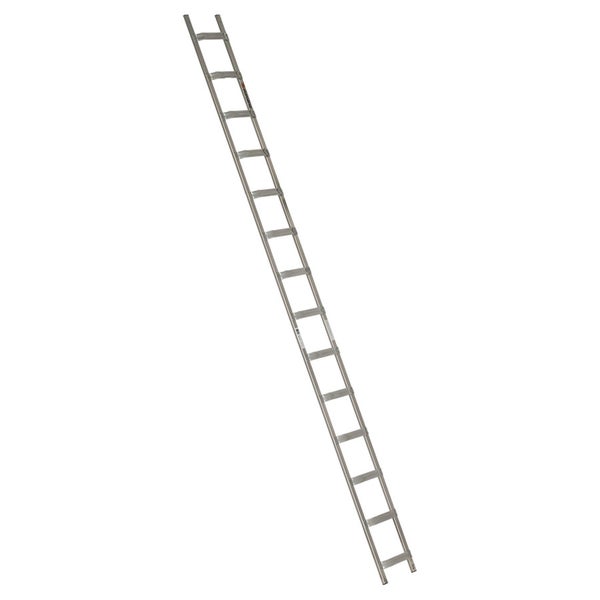 Aluminium-Anlegeleiter mit Sprossen