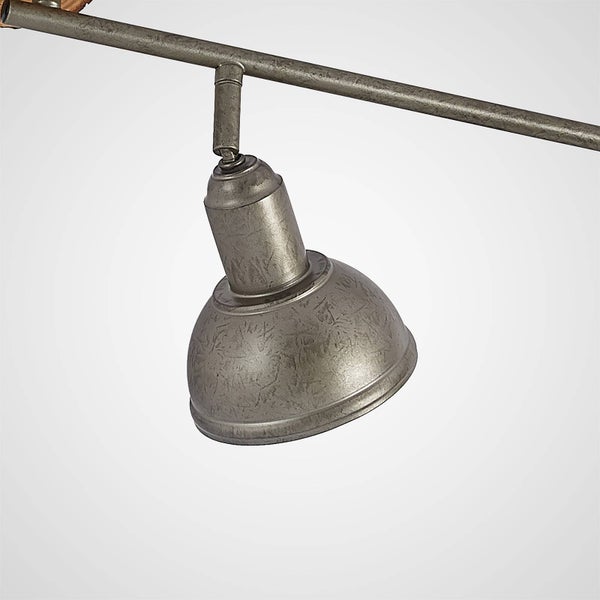 Lindby Strahler Nesrin (Landhaus, Vintage Rustikal) in Alu aus Metall (4 flammig E14) - Deckenlampe Deckenleuchte Lampe Spot Wohnzimmerleuchte