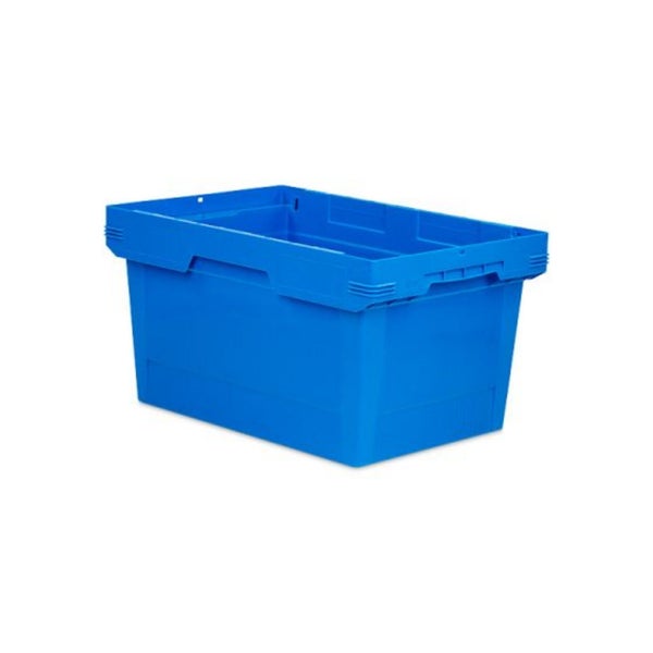 PROREGAL Conical Mehrweg-Stapelbehälter Blau HxBxT 32,3 x 40 x 60cm 58 Liter Lagerbox  Eurobox  Transportbox  Transportbehälter Stapelbehälter