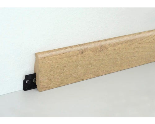 Sockelleiste FU060L1 MDF Eiche wild foliert 19x58x2400mm