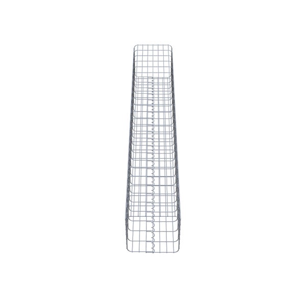 Gabionensäule 37 x 37 cm, MW 5 x 10 cm eckig - Höhe: 2,30 m