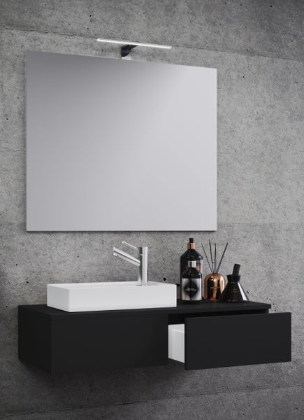 3-tlg Gäste WC Waschplatz Waschtisch Gudas Spiegel