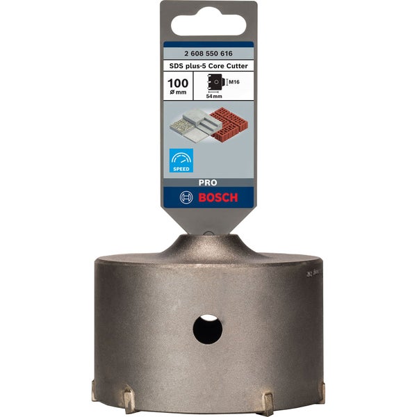 Bosch SDS plus-5 Bohrkrone mit 100 Millimeter Durchmesser