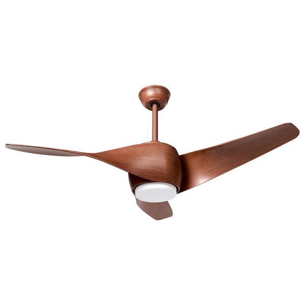 Deckenventilator mit drei Flügeln und integrierter Beleuchtung