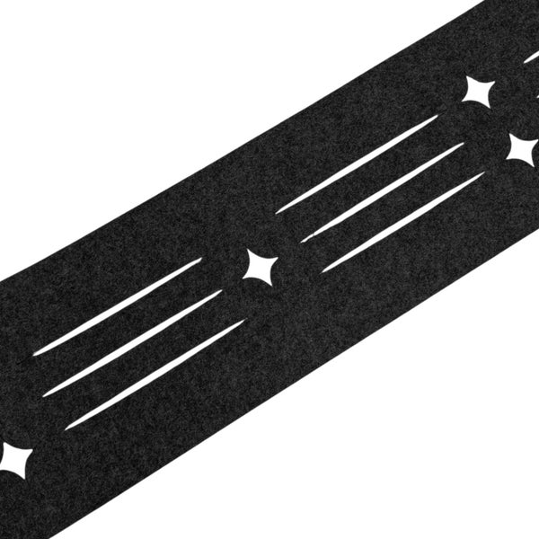 Dekoratives Tischband mit Sternen- und Strichmuster